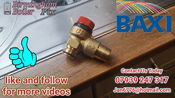 Baxi losing losing pressure due to leaking expansion vessal PRV also change Birmingham boiler fix