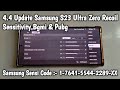 4.4 Update Samsung S23 Ultra Zero Recoil Sensitivity Bgmi | Samsung Galaxy Mobile Sensi Bgmi &amp; Pubg