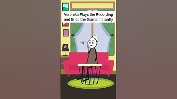 Veronika Plays the Recording and Ends the Drama Instantly #gplus #animation #funny #shorts