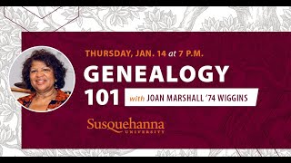 "Genealogy 101" with Joan Marshall '74 Wiggins