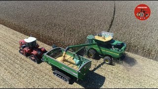 2018 Corn Harvest near Covington Indiana.