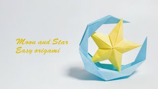 Origami Moon and Star Tutorial Step by Step | Origami with Josie