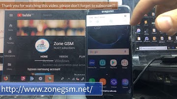 How to Remove/Bypass Galaxy S7 Edge android 8.0 Google Account (FRP)