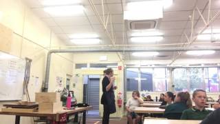 Video of teaching Year 8 Design and Technology