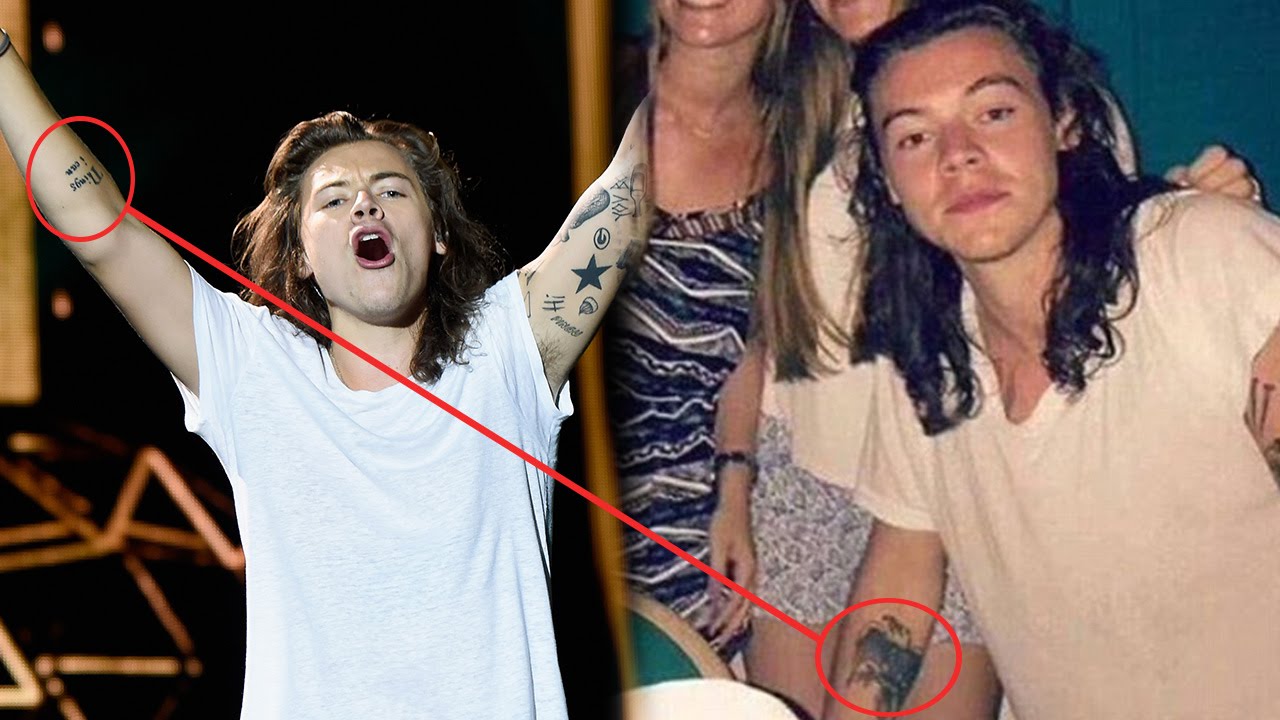 Harry Styles gets new ink after playing Tattoo Roulette with James Corden   ITV News