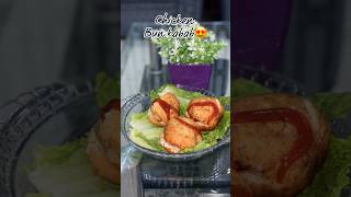 Chicken bun kabab? chicken burger viral youtubeshort viralvideo shortsfeed foryou