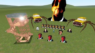 OBUNGA Family Nextbots Vs GM Tower in (Garry's Mod)