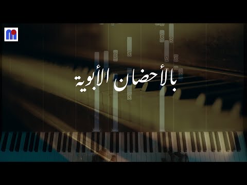 ترنيمة بالأحضان الأبوية موسيقي بيانو      