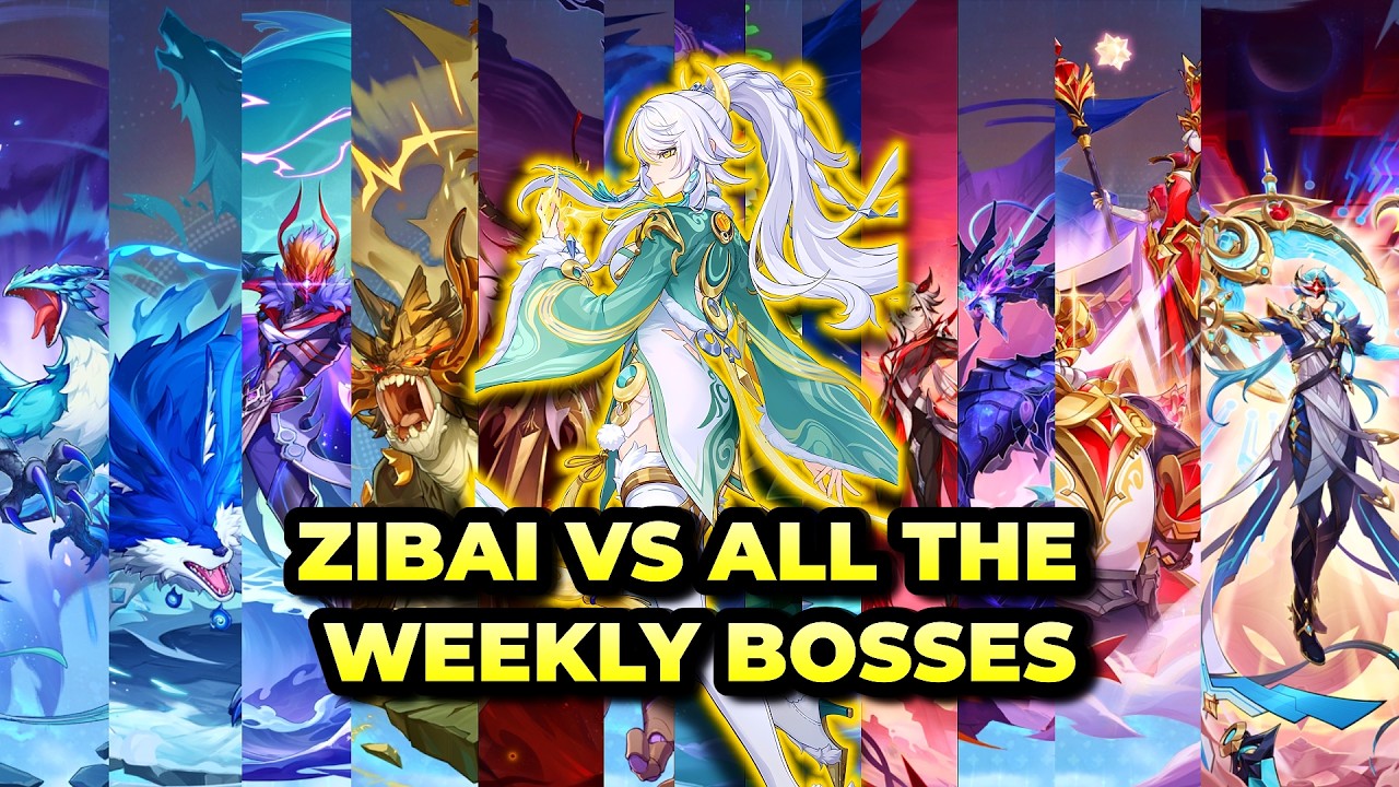 Zibai DESTRUCTION: Deleting Every Weekly Boss in Genshin Impact