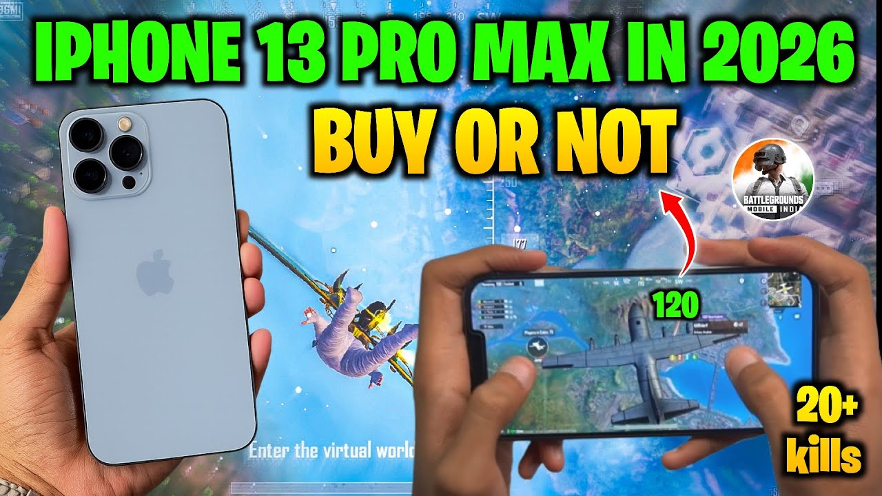iPhone 13 Pro Max in 2026 🔥 BGMI 120FPS Test | Heating, Battery Drain & Should You Buy It for Gaming