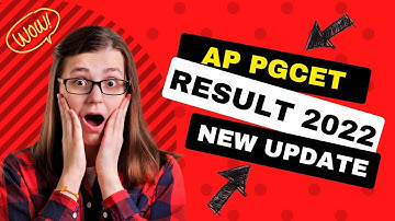 ap pgcet result new update 2022 | ap pgcet 2022 result | ap pgcet result link
