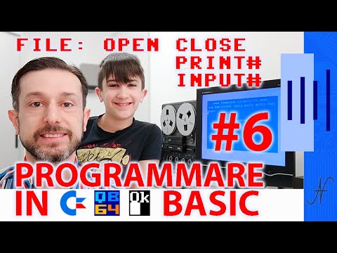 Come gestire i File in Basic: Open, Close, Print#, Input#. Commodore, QB64 e PC-Basic. Puntata #6