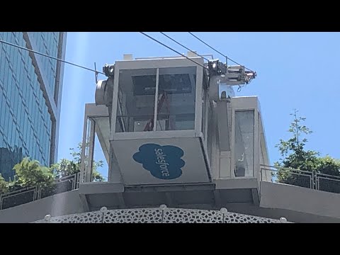 Salesforce Transit Center News: Salesforce Park Gondola Testing Starts