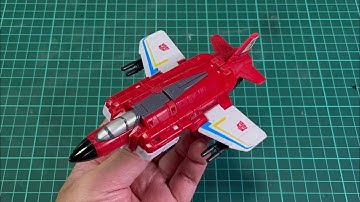 Transformers Age of the Primes Deluxe Class Aerialbot Fireflight (Jet mode to Robot mode)