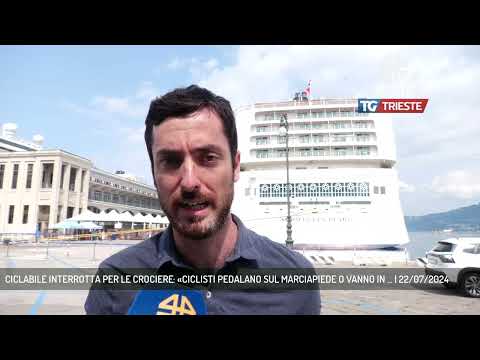 CICLABILE INTERROTTA PER LE CROCIERE: «CICLISTI PEDALANO SUL MARCIAPIEDE O VANNO IN ... | 22/07/2024