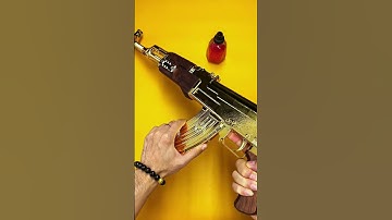 Who needs this Golden AK47? #toys #gelblasters #airsoft  #nerfblaster