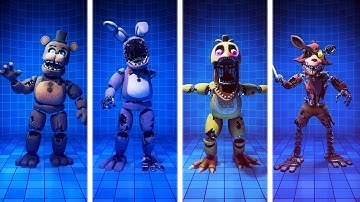 FNAF 2 Movie Withered Animatronics Workshop Animations