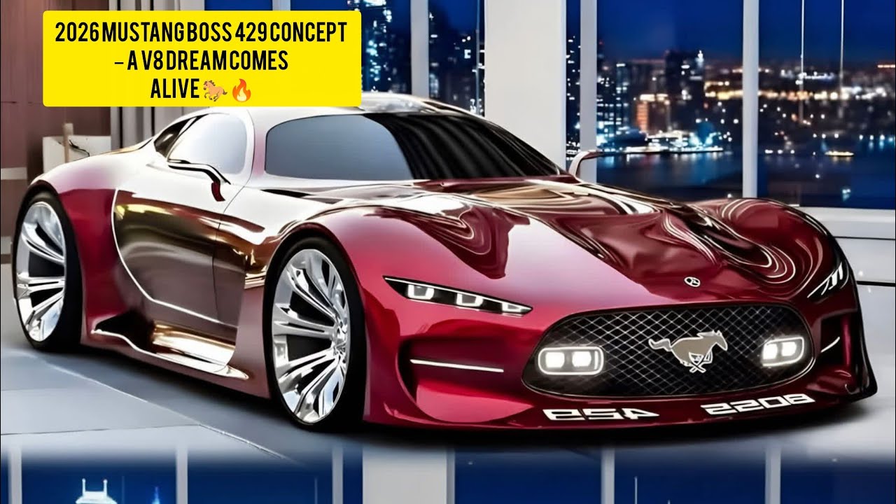 2026 Mustang Boss 429 Concept – A V8 Dream Comes Alive 🐎🔥