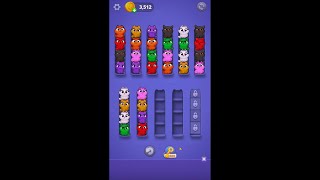 Kitty Sort: Twisted Tails Level 56-60 Gameplay | Funny Games