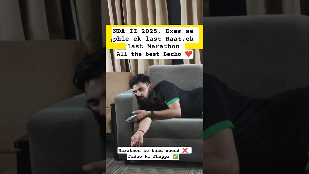 Anuj Sir after Marathon Class | NDA 2 2025 | CDS 2 2025 | 