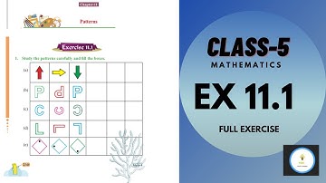 CLASS 5TH MATHS CH-11//EX 11.1(FULL)BY PSEB SMART LEARNING
