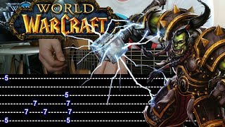 How to play WORLD OF WARCRAFT fingerstyle guitar