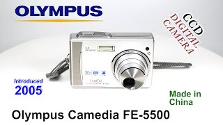 2005 Olympus Camedia Fe5500  Ccd Digital Camera
