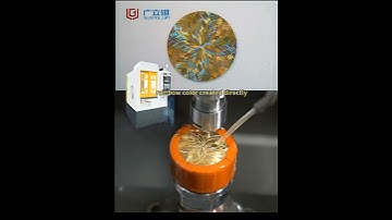 How we make rainbow color pendants in minutes with Guanglijin CNC?