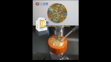 How we make rainbow color pendants in minutes with Guanglijin CNC?