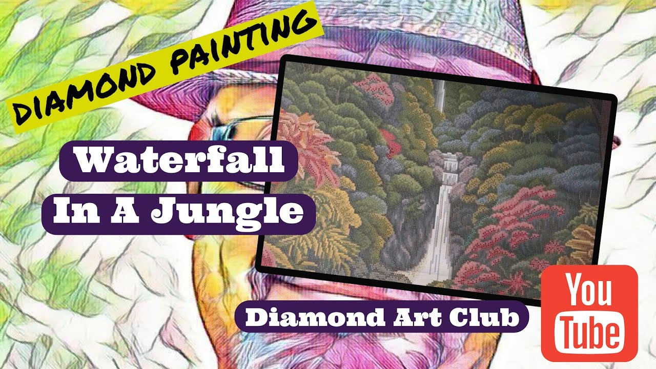 ダイヤモンドアートクラブDAC  キャンディの滝 Candy Waterfalls – Diamond Art Club