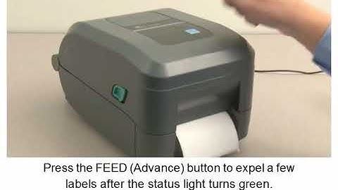 Zebra GT800 Media Calibration