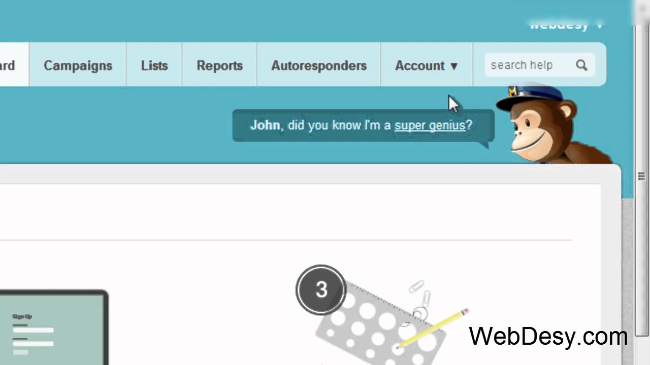 Howto setup the Mailchimp Widget for WordPress - WebDesy.com