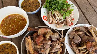 How to make sweet sauce from Grilled Duck របៀបធ្វើទឹកគ្រឿងផ្អែមពីទាដុត ដែលមានរសជាតិឆ្ងាញ់