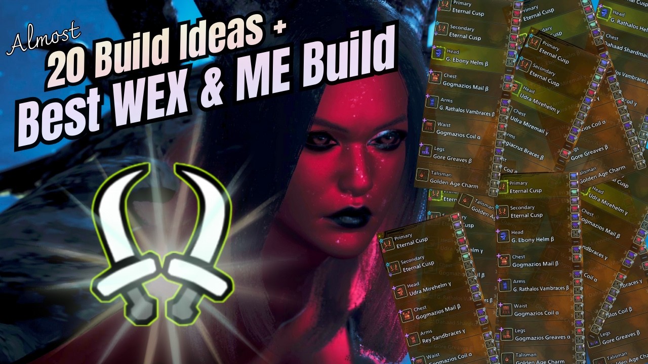 Лучшие сборки для парных клинков в одном видео | MH Wilds