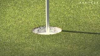 Brian Davis drains 34-foot putt from off the green on No. 13 at THE PLAYERS