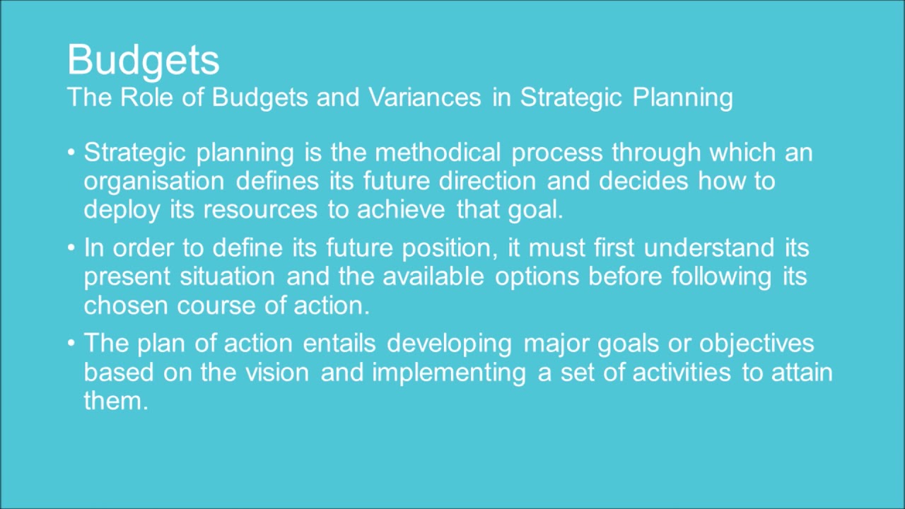 IB BUSINESS MANAGEMENT UNIT 3.9 BUDGET 2 (H/L Only)