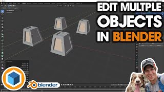 How to Edit MULTIPLE OBJECTS in Blender at Once screenshot 3