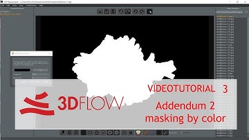 3Dflow Academy - Videotutorial 3 - Masking - Addendum 2 - Masking by color