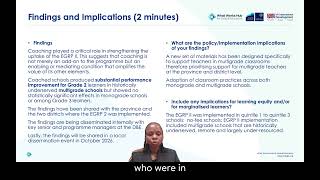 WWHGE Lightning Talks 2026: The second Early Grade Reading Programme (EGRP II) –  Kholosa Nonkenge