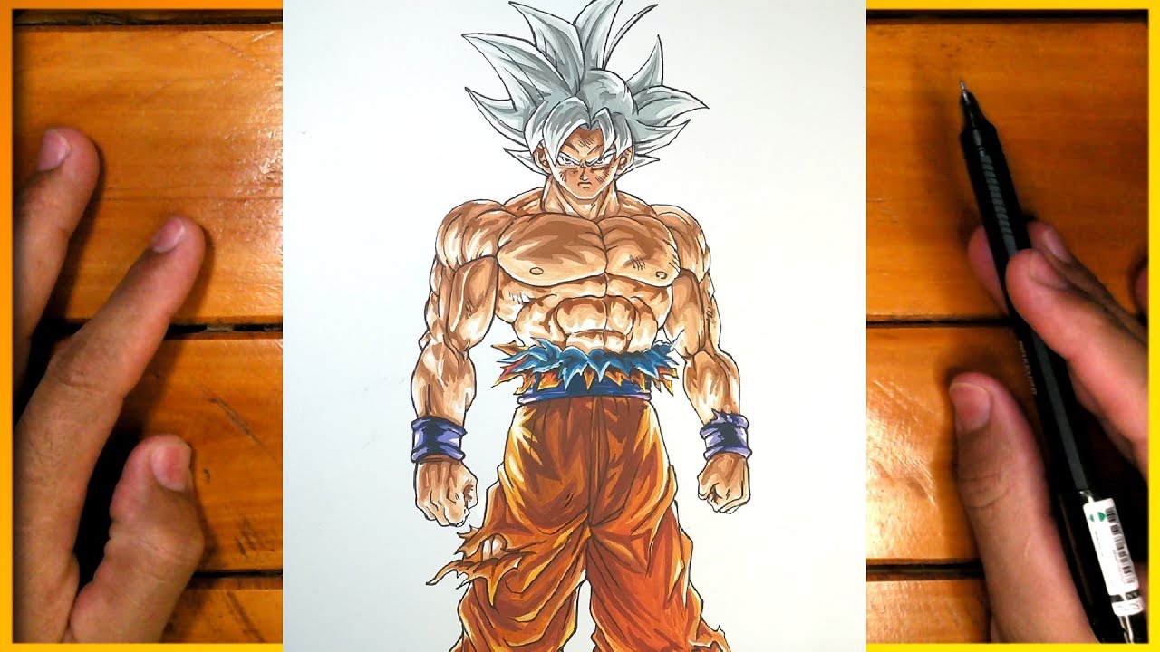 Cómo dibujar EL Goku Ultra Superior Instinct