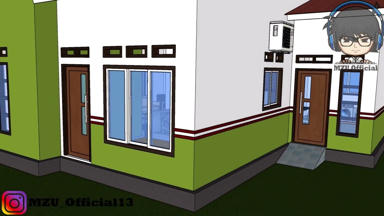 Desain Rumah Minimalis 8x10 Meter 3 Kamar Tidur
