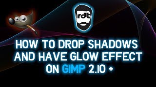 Techy Tips - How to Drop Shadow or Add Glow with Gimp 2.10+