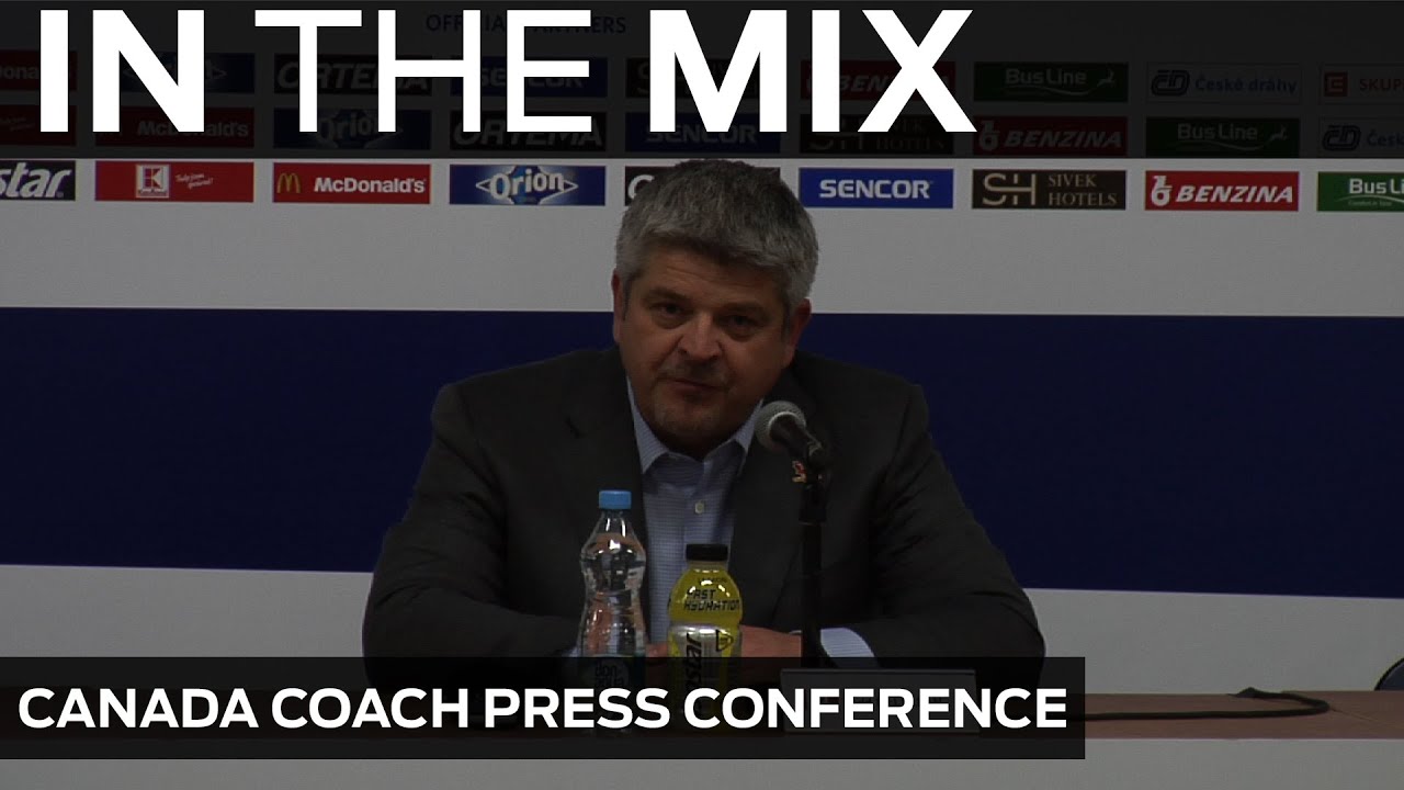 Canada Coach Press Conference IIHFWorlds 2015 YouTube