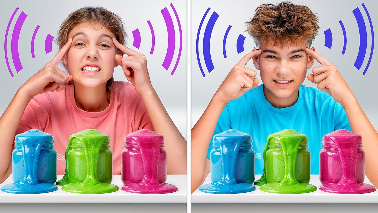 Смогу ли я сделать слайм Ивана, не видя его?! Тест на телепатию!