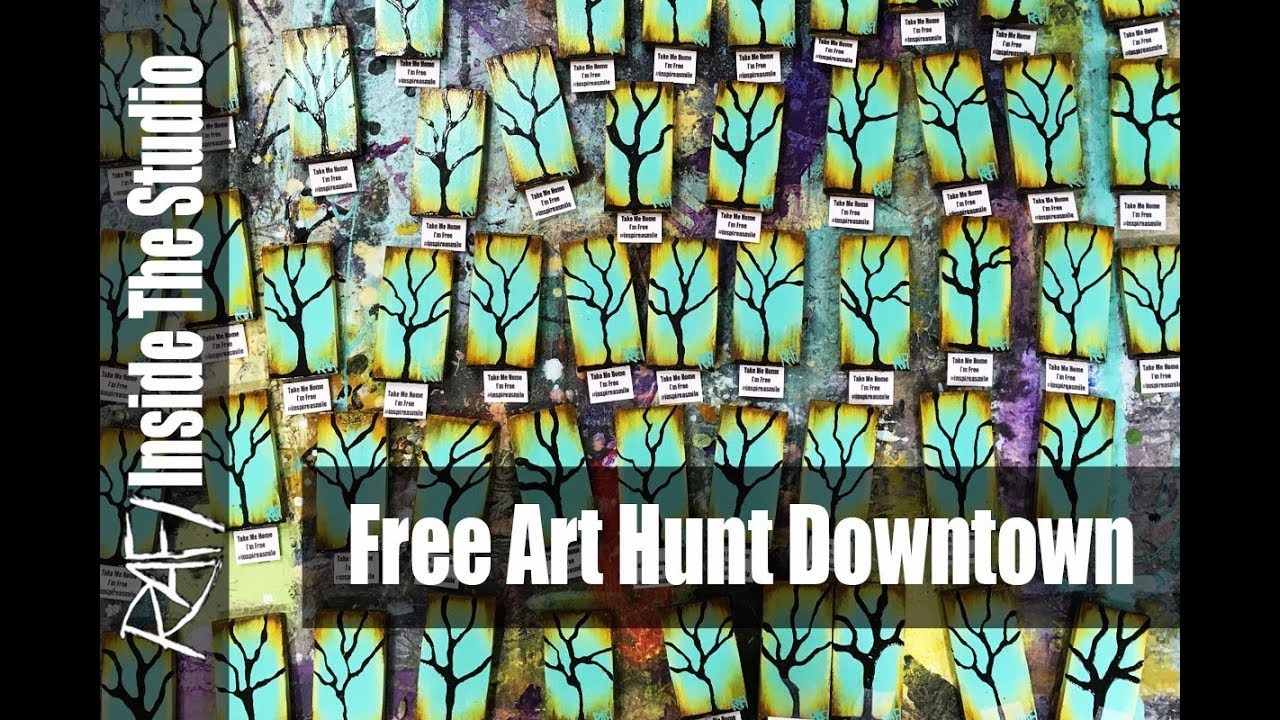 Inspire A Smile Free Art Hunt Downtown 