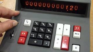 Facit 1131J Nixie Tube Calculator