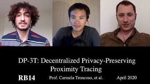 Privacy-Preserving Contact Tracing #RB14