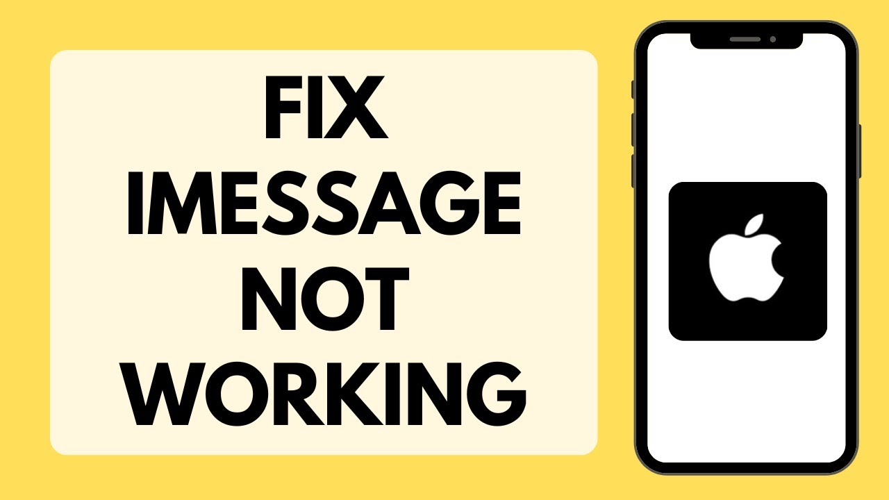 How To Fix iMessage Not Working On iPhone (Full Tutorial) - YouTube