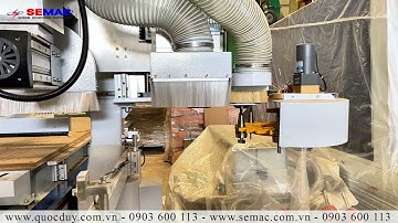 Máy CNC Lưỡi Cưa Thay Dao Mâm + Cụm Khoan 5 Mặt SM 1325 R1SD AG