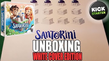 Kickstarter Unboxing - Santorini (White Cover edition)